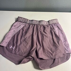 Under Armour Women's Mauve Athletic Shorts